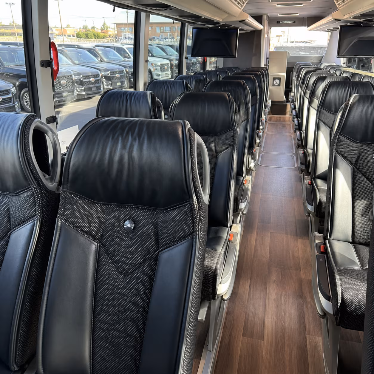 40-56 Passenger Charter Bus Interior