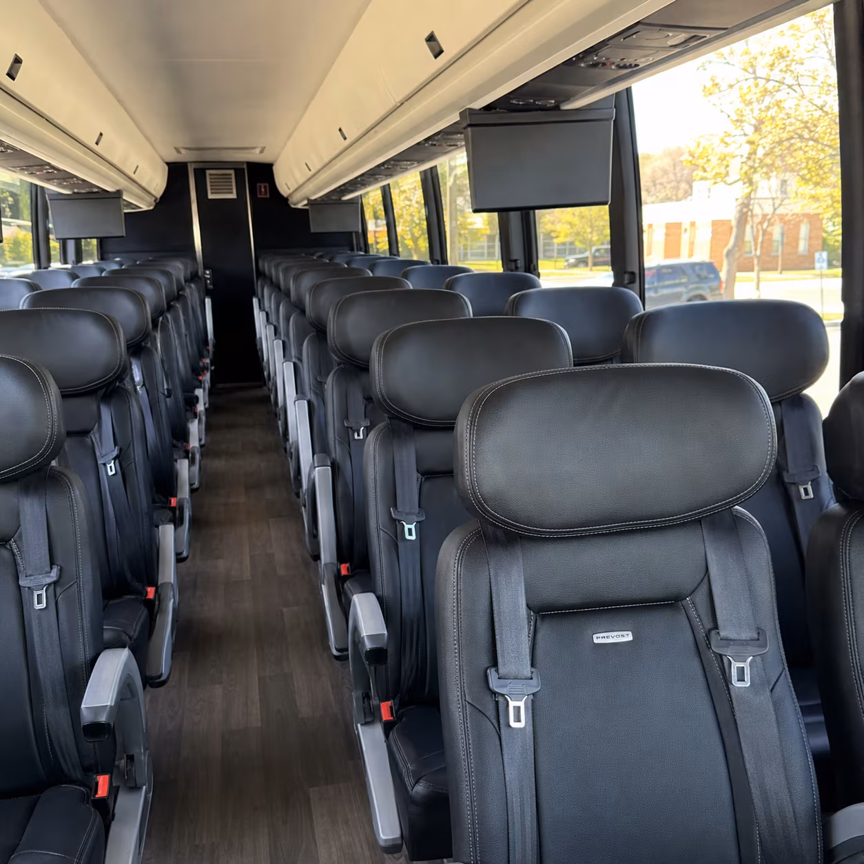 Mesa Airport Shuttle & Transportation party bus interior
