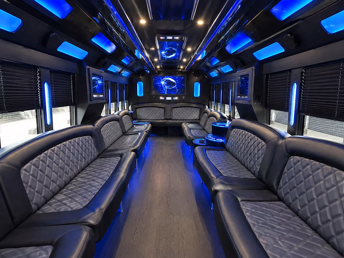 Mesa Birthday, Sweet 16, & Quinceañera Transportation party bus exterior