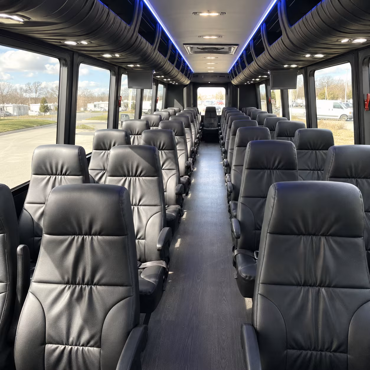 Mesa Corporate Transportation party bus exterior