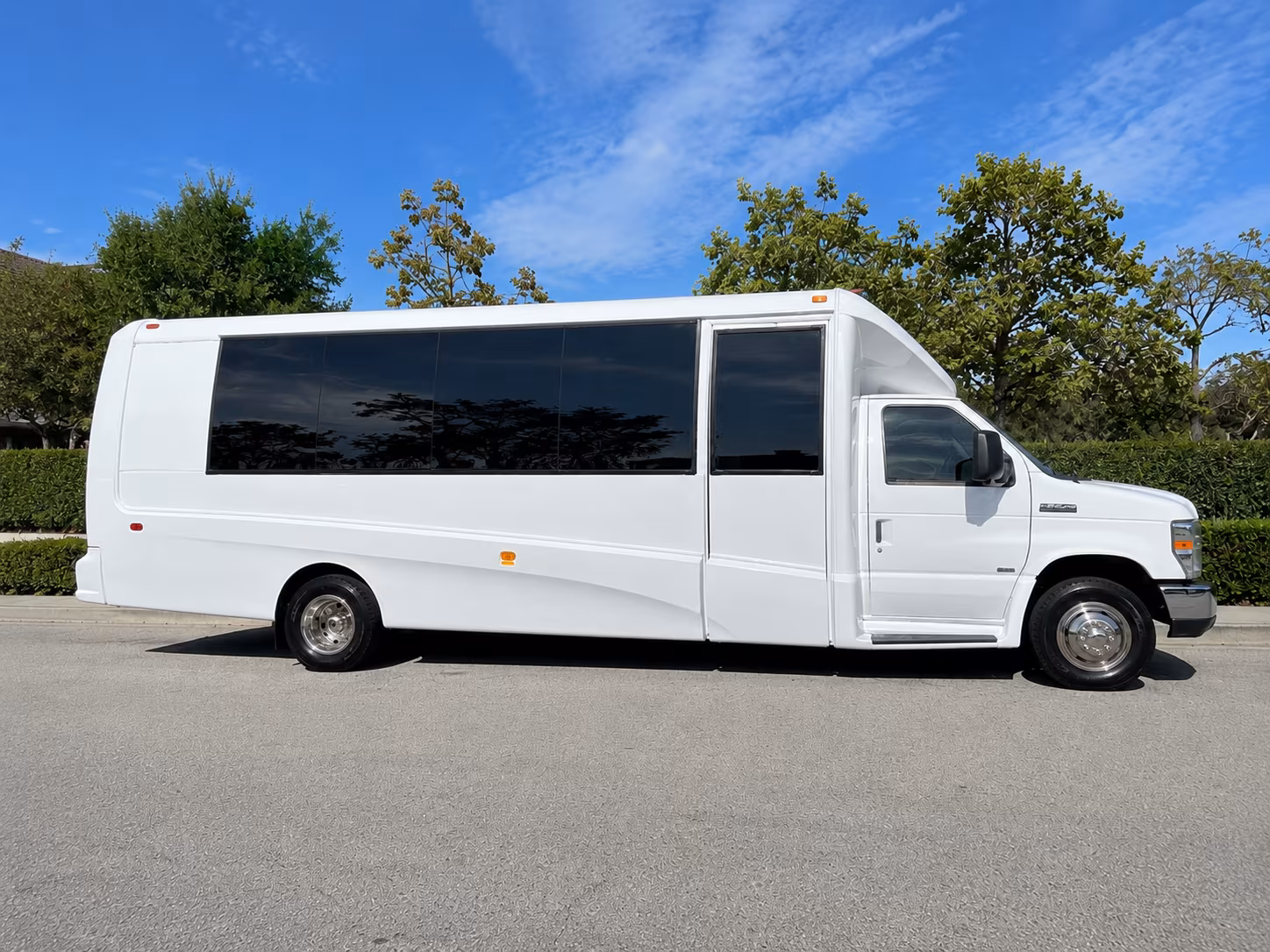 Mesa Corporate Transportation party bus exterior
