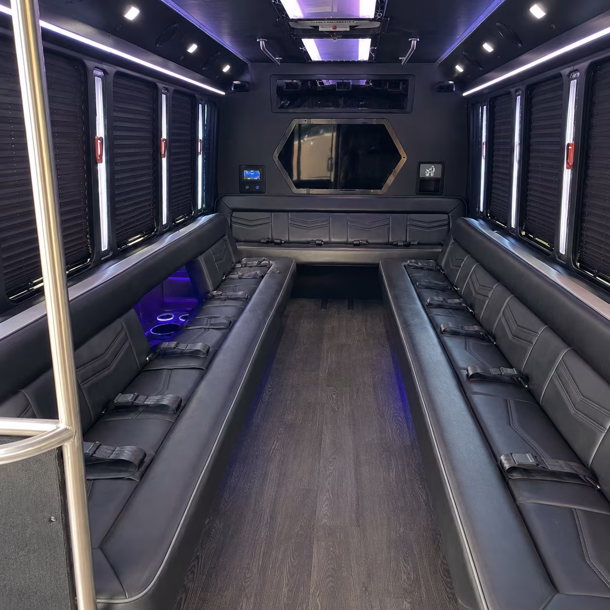 Mesa Prom & Homecoming Transportation party bus exterior