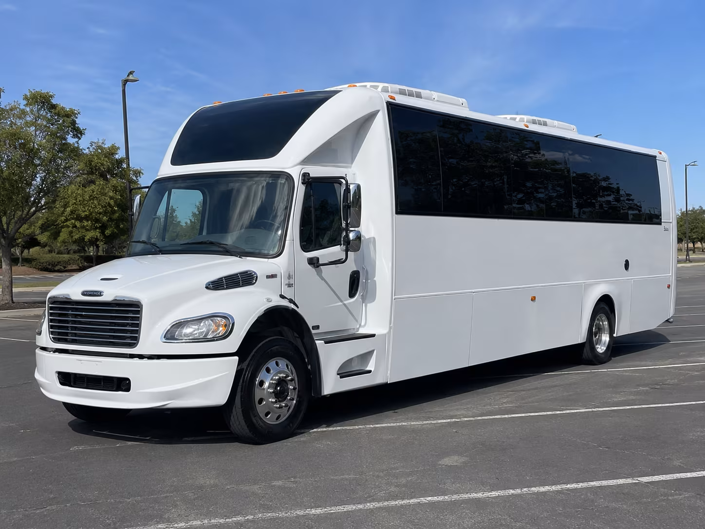 Mesa Prom & Homecoming Transportation party bus exterior