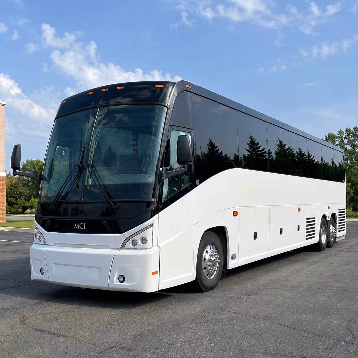 Mesa School Event Transportation party bus exterior