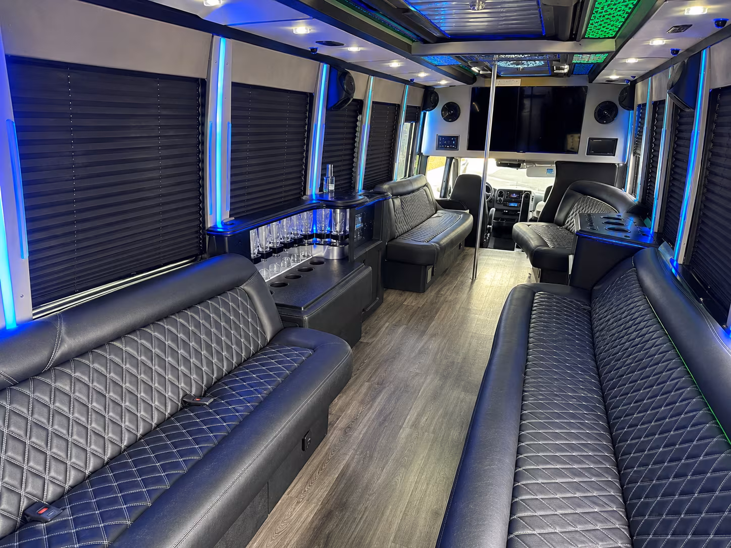Mesa Sporting Event Transportation party bus exterior