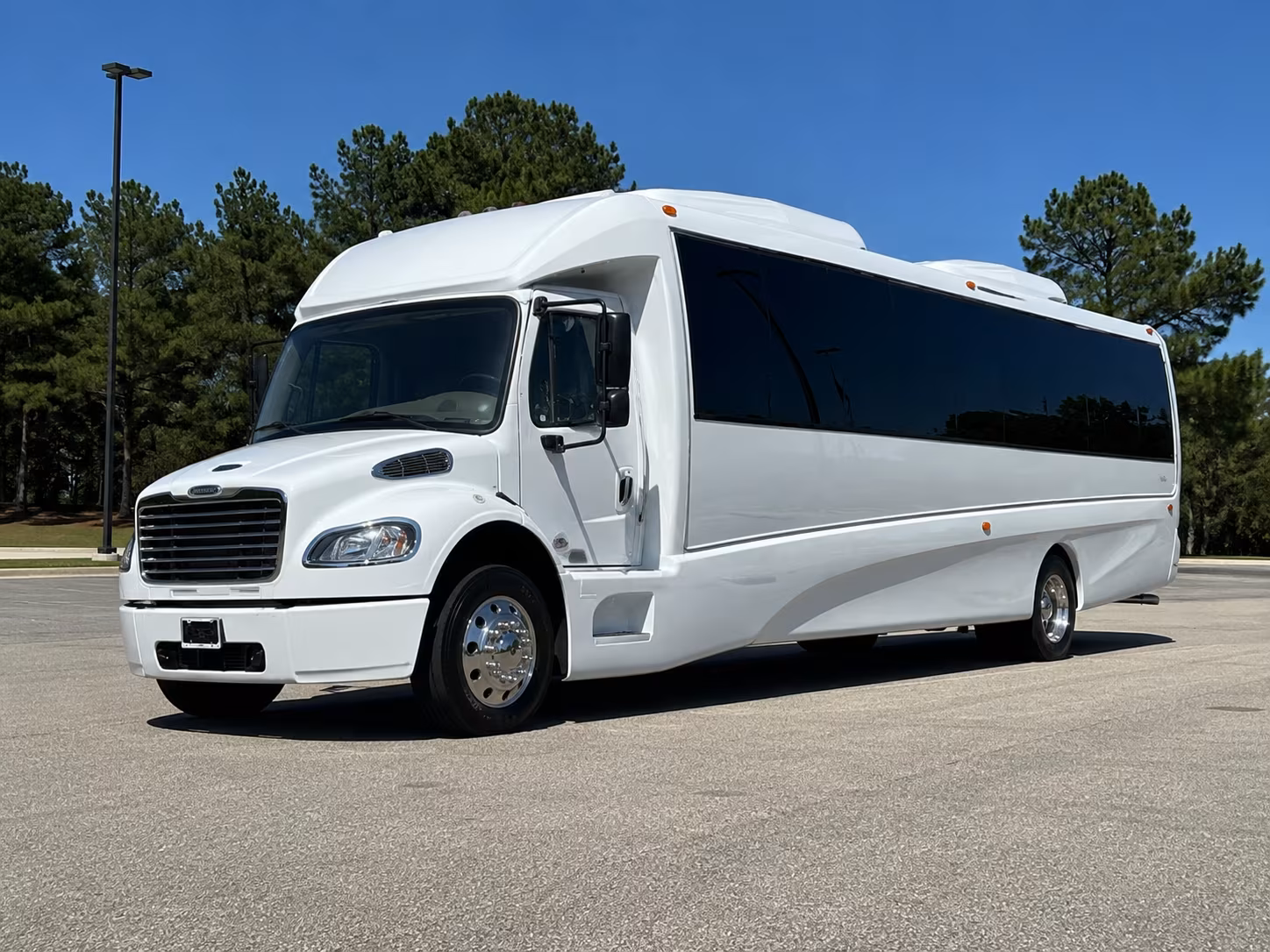 Mesa Wedding Transportation party bus exterior