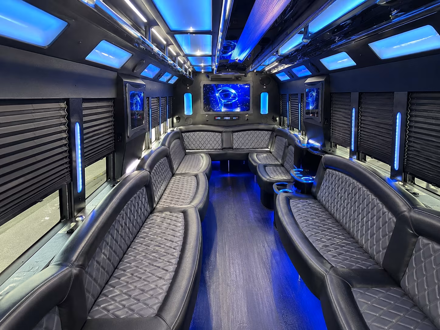 Mesa Wedding Transportation party bus exterior