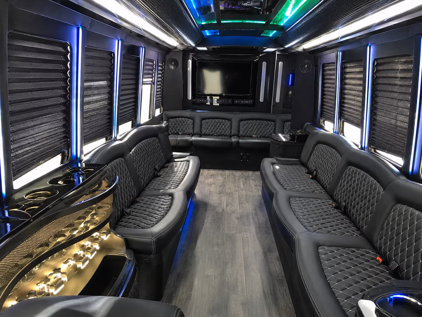 Mesa Winery Tour & Pub Crawl Transportation onboard seating